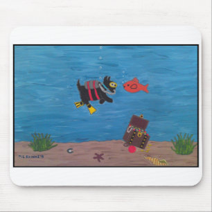 SCUBA SCOTTIE MOUSE PAD