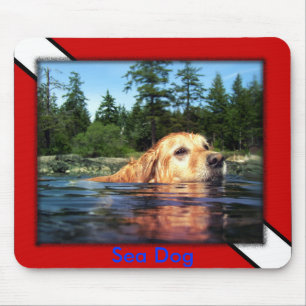 Scuba Sea Dog - Mousepad
