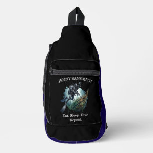 Scuba Soul: Dive, Laugh, Repeat! Sling Bag