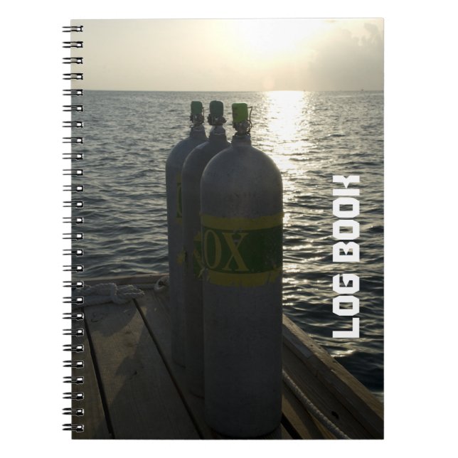 Scuba Tanks Dive Log Book (Front)