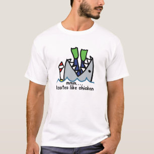 Scuba Tastes Chicken Shark T-Shirt