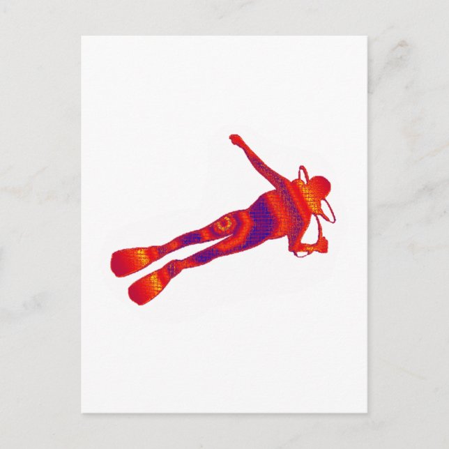 SCUBA THE FRONTIER POSTCARD (Front)