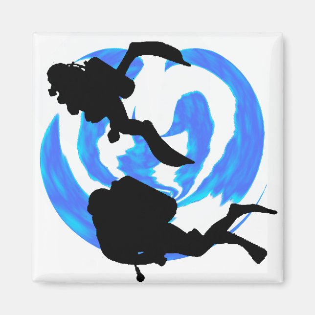 SCUBA TO LIFE MAGNET (Front)