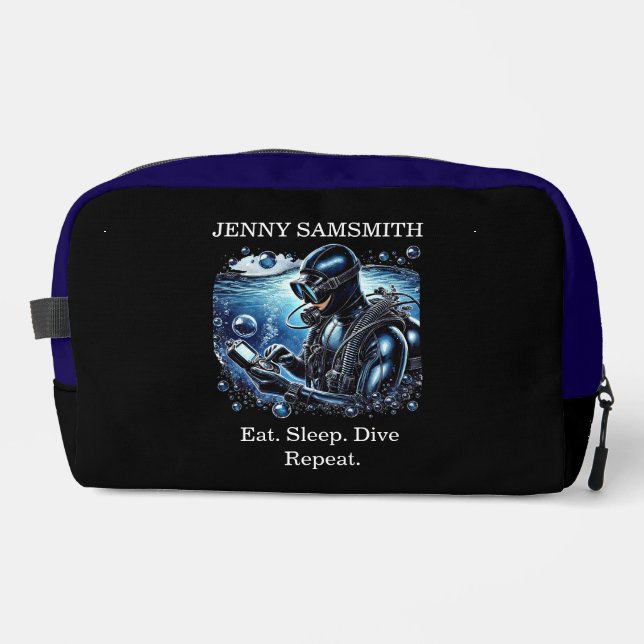 Scuba Vibes: Dive Into Adventure! Dopp Kit (Front)