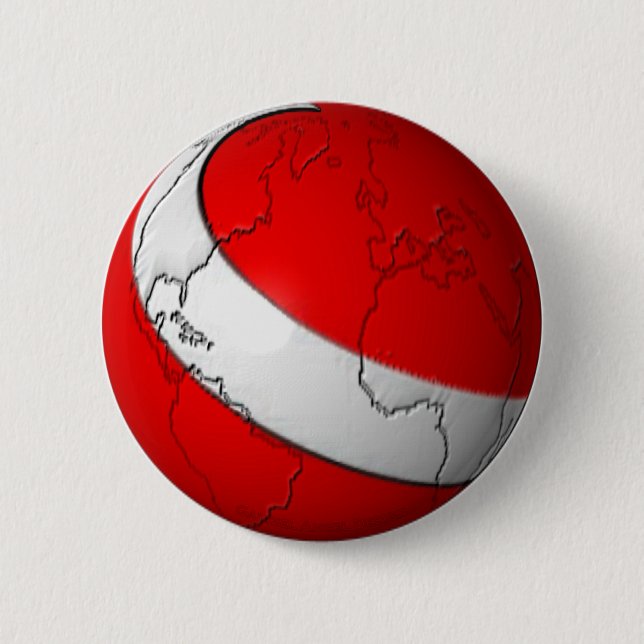 Scuba World 2 Inch Round Button (Front)
