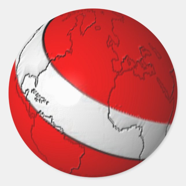 Scuba World Classic Round Sticker (Front)