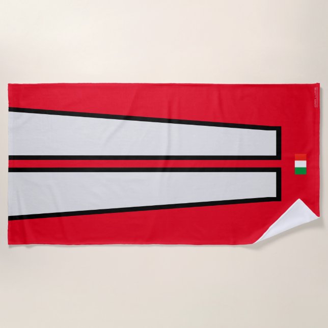 Scuderia Italian Racing Beach Towel (Front)