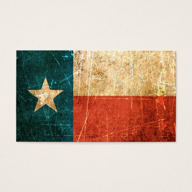 Scuffed and Worn Texas Flag (Front)