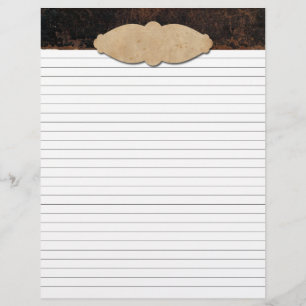 Scuffed Leather Look Double-Sided Insert