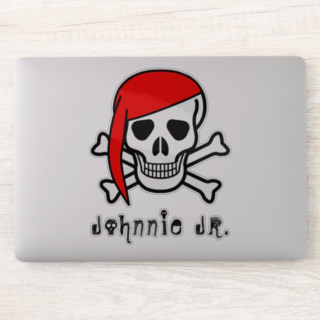 Scull With Bandanna Personalized (Computer)