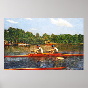 Sculling Boat Race - Biglin Bros. Racng by Eakins Poster