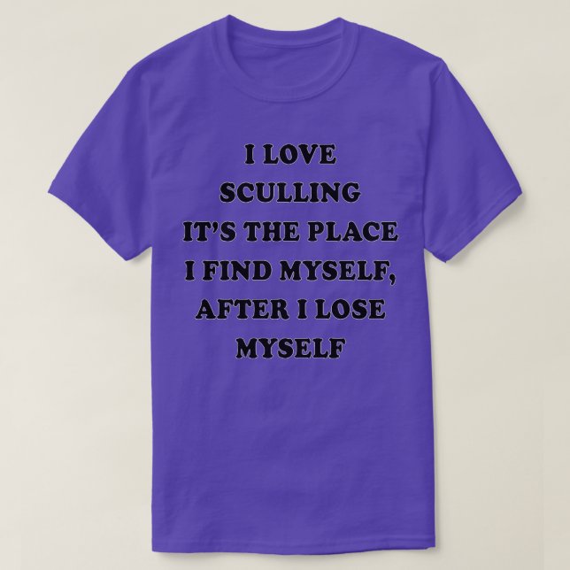 Sculling Funny Sculling GiftPresent 3 T-Shirt (Design Front)