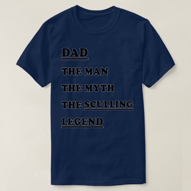 Sculling Gift Present For Men Women 1 T-Shirt (Design Front)