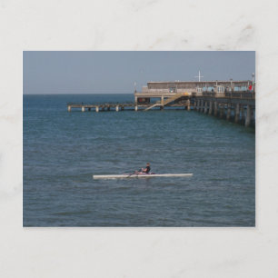 Sculling On The Sea Postcard