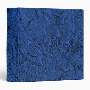 Sculpted Petunias, Blue Binder