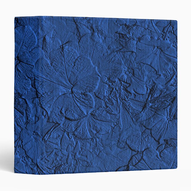 Sculpted Petunias, Blue Binder (Front/Spine)