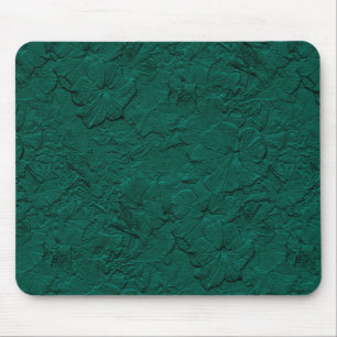 Sculpted Petunias, Jade Green Mousepad