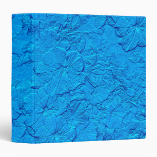 Sculpted Petunias, Light Blue Binder