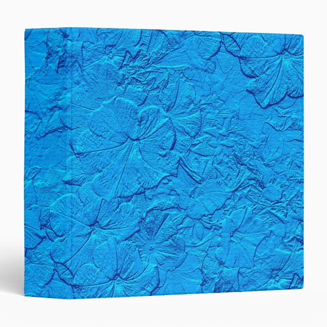 Sculpted Petunias, Light Blue Binder (Front/Spine)