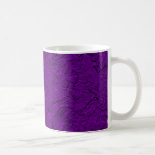 Sculpted Petunias Purple Coffee Mug