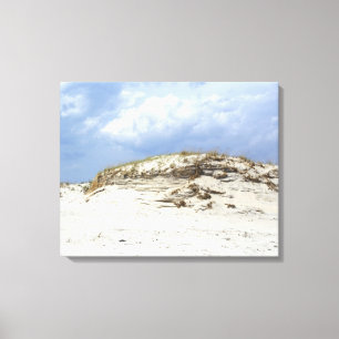 Sculpted Sand Dune - Island Beach State Park - NJ Canvas Print