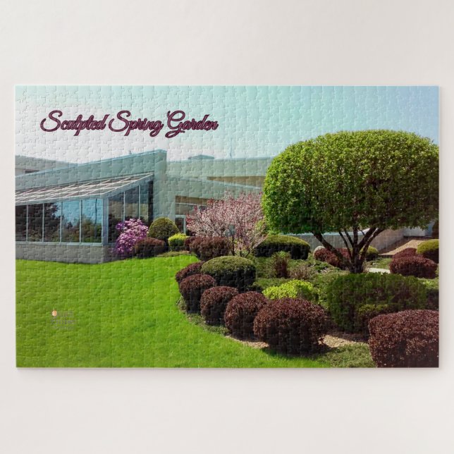 Sculpted Spring Garden - Quiet Ember Puzzles  (Horizontal)