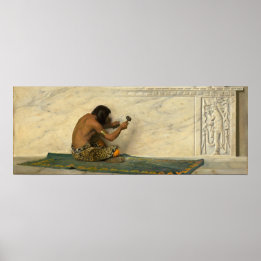 Sculpteur Aztec - de Forest Bush Poster d'Art