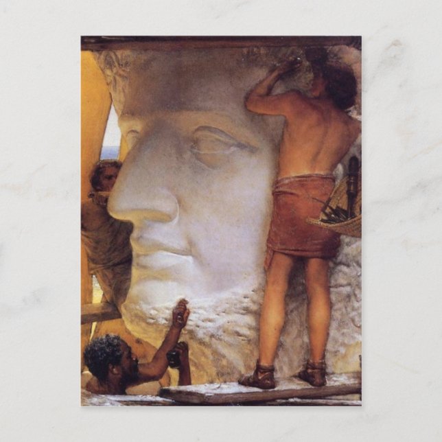 Sculpteurs dans Rome antique carte postale (Devant)