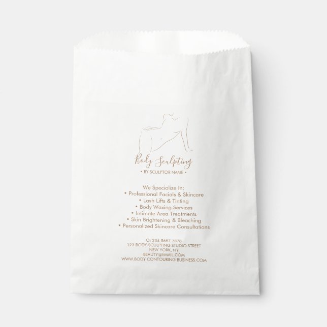 Sculpting fittness Massage Body Contouring Favour Bag (Front)