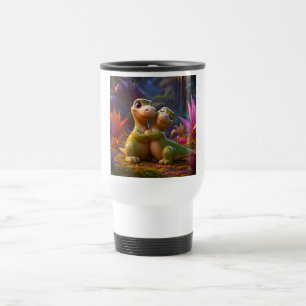Sculptural Dino Hug Display Travel Mug