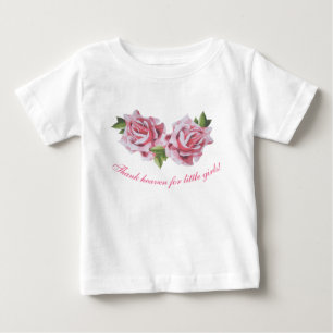 Sculptural Roses on a Toddler's T-Shirt
