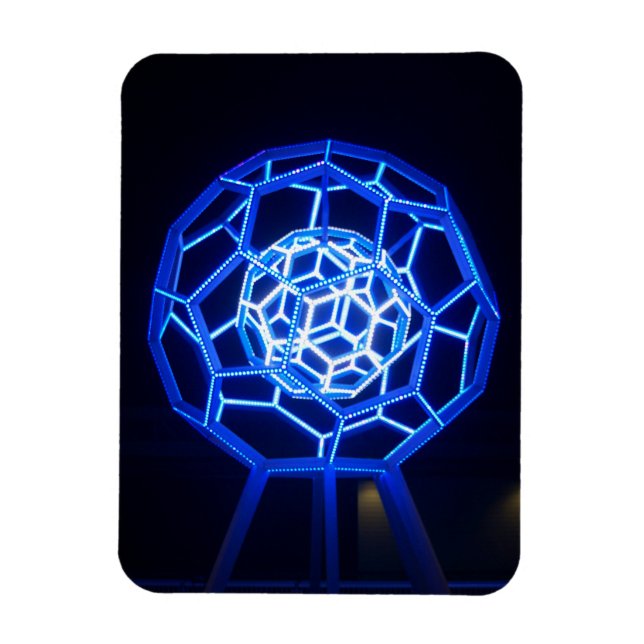 Sculpture Buckyball #2 Magnet (Vertical)