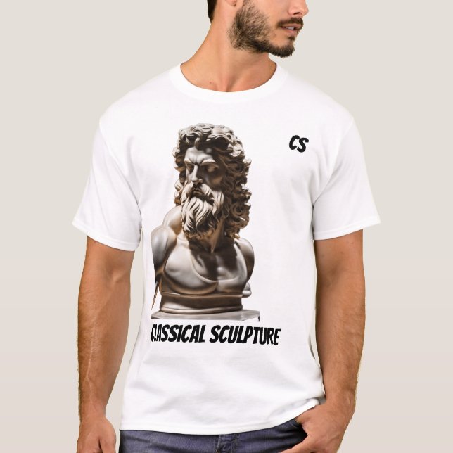 Sculpture classique graphique T-shirt (Devant)