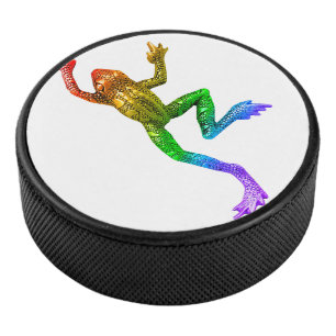 Sculpture de grenouille arc-en-ciel de SlipperyJoe