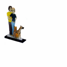 Design High Quality Custom Acrylic Photo Statuette