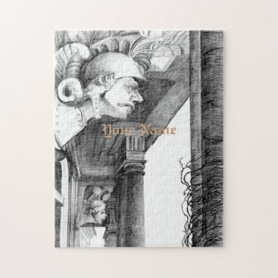 Sculpture du château Pencil Art Puzzle