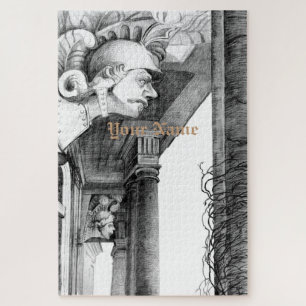 Sculpture du château Pencil Art Puzzle