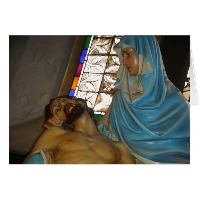 Sculpture du Pieta (Devant horizontal)