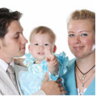 Sculpture en photo de famille