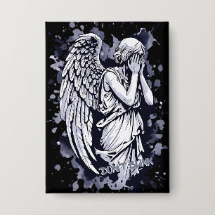 Sculpture of a Weeping Angel - with Splashes 1