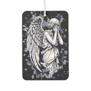 Sculpture of a Weeping Angel - with Splashes 1 Air Freshener