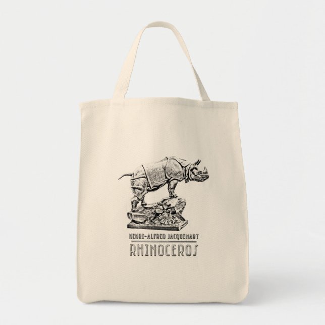 Sculpture "Rhinoceros". Orsay Museum. Paris. Tote Bag (Front)
