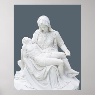 Sculptured Pieta Poster