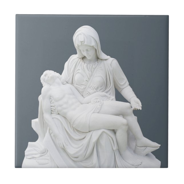 Sculptured Pieta Tile (Front)