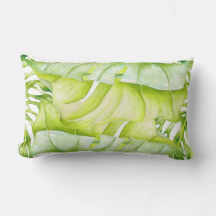 Sculptures feuillues sur un Coussin Lumbar