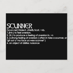Scunner Postcard