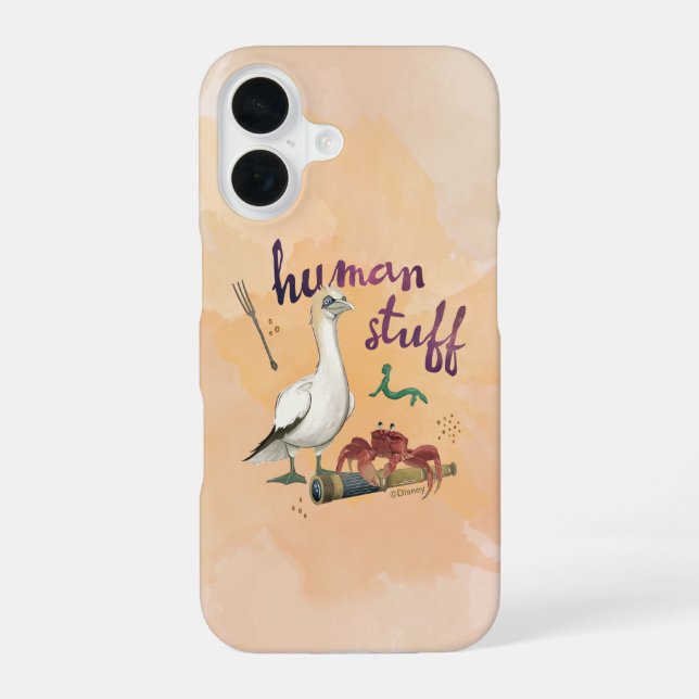 Scuttle’s Human Stuff iPhone 16 Case (Back)