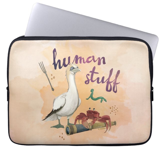 Scuttle’s Human Stuff Laptop Sleeve (Front)