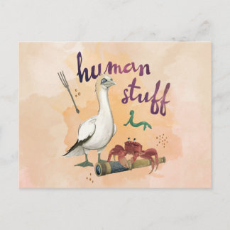 Scuttle’s Human Stuff Postcard
