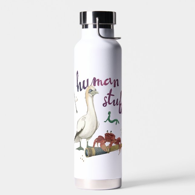 Scuttle’s Human Stuff Water Bottle (Left)